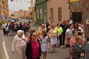 Misa, procesión y desfile de ganado en La Pardilla (Foto Francisco Javier Santana)